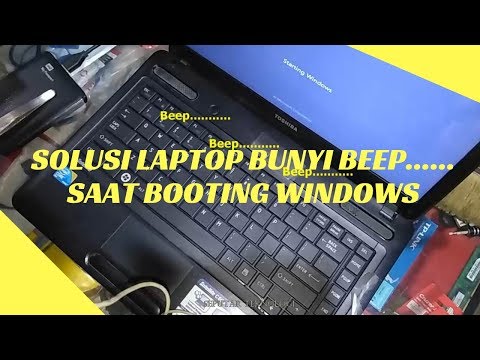 Video: Ketika saya menyalakan laptop saya, itu membuat suara bip?
