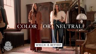 Which outfit should I choose? Neutral vs Color