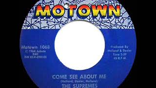 1964 Hits Archive Come See About Me  Supremes a 1 Record