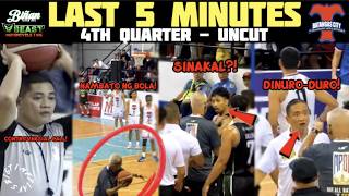 Pinukol Ng Bola Distrito Vs Pido Altercation Incident Mpbl Dinuro-Duro Ni Distrito Si Coach Boyet