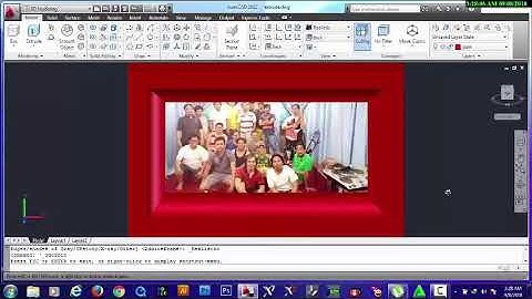 EXTRUDE PATH IN AUTOCAD