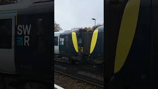 SWR 444005 & 444010 departing Southampton Apt for London Waterloo - 3rd Nov 2025 #trainspotting #swr