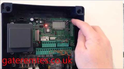 Programming a BFT Mitto 2 & 4 to a Control Board