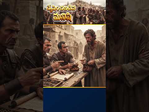 ద్వేషించబడిన మనిషి | Matthew Bible Short Story | Bible Short Stories #bibleshorts #Teluguchristian