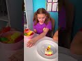 Veggie Magic Before Dessert! 🎂🥦 #shorts #healthyfun