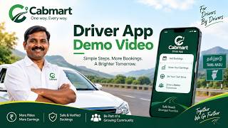 Cabmart Driver App Demo | Get One-Way Taxi Bookings & Earn More screenshot 2
