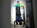 Day 57 of Learning Handstand Pushup 🤫 #calisthenics #challenge #shorts