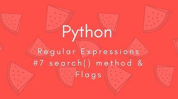 Regular Expressions 2018 | #7 re.search & group() , Flags | Python | Tharun Shiv | Being A Pro