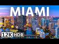 Miami, Florida 12K Video ULTRA HD HDR 120 FPS • The Magic City in Drone