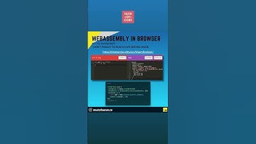 Javascript, WebAssembly In Browser #javascript