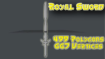 Royal Sword speed model in Lightwave