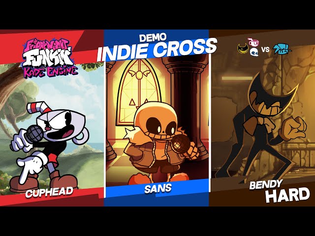 Indie Cross Nightmare Recharted Demo [Friday Night Funkin'] [Mods]