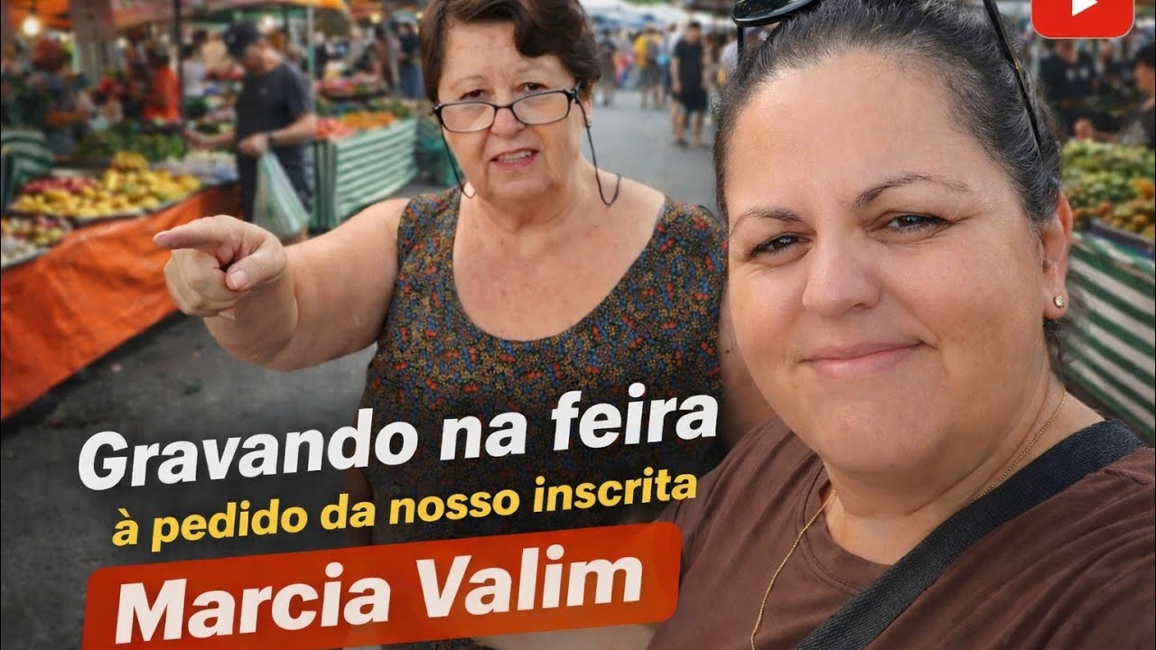 Gravando na feira à pedido da nosso inscrita @marciavalim6541 
