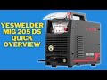 YesWelder Mig 205 DS Multi Process Welder - Intro and Overview