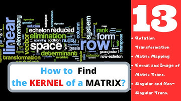 Linear Algebra Full Course in Hindi || CSIR NET/ GATE/ JAM || By - Sunil Bansal (#13)
