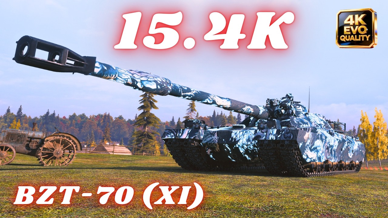 BZT-70  15.4K Damage 5 Kills World of Tanks #wot