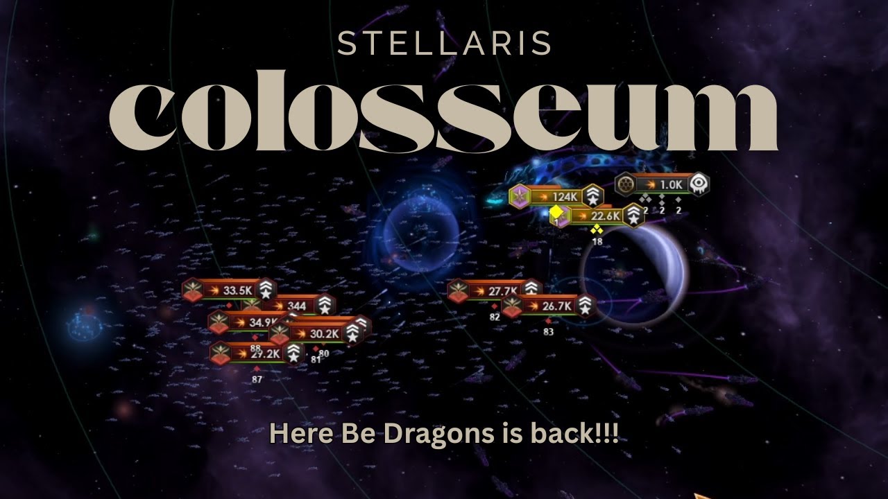 Here Be Dragons Unbanned - Stellaris Colosseum Practice MP - YouTube