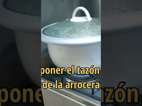Asi dañaras la base del tazón, el automatico se va disparar antes de tiempo y el arroz quedará crudo