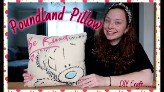 DIY Pillow Case // Poundland Decor Hack