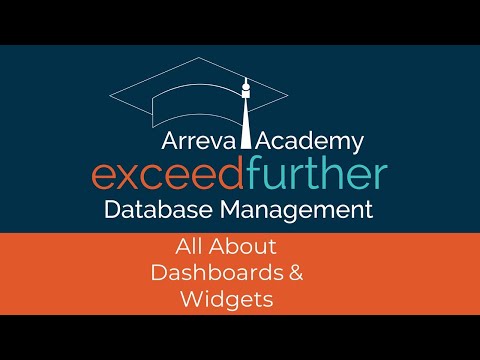 Arreva Academy - Database Management - All About Widgets & Dashboards in ExceedFurther
