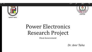 Power Electronics Research Project