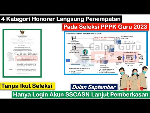 4 Kategori Honorer Langsung Penempatan pada Seleksi PPPK Guru 2023 ~ Cek Syarat dan Ketentuannya!!