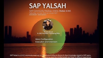 IDocs Configuration  Execution and Extension by Shubha Bansal