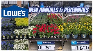 🌺🌺Lowes Garden Center New Annuals And Perennials | Shop With Me #lowes2022 #newplants #04/2022