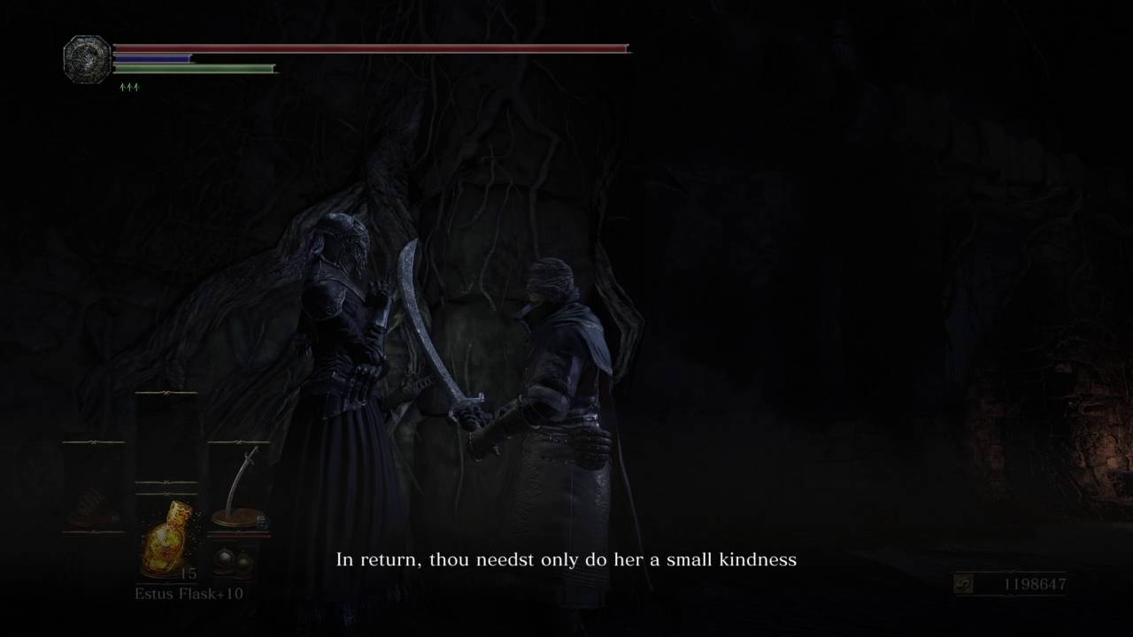 Yuria of Londor's Dialogue After Defeating Sister Friede - YouTube