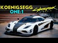 Cyberpunk 2077 - NEW KOENIGSEGG ONE:1 (Cyberpunk 2077 Mods)