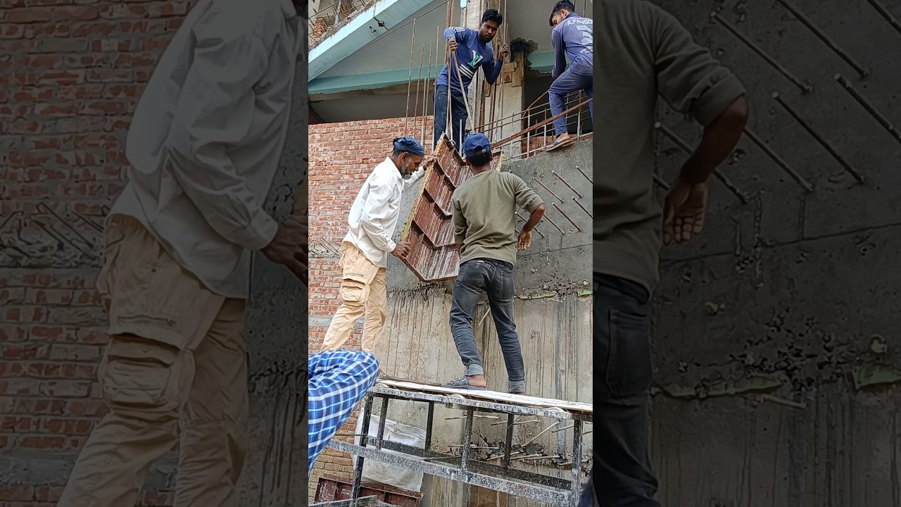 construction work. steel sutterwork. 