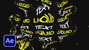 After Effects Tutorial: Liquid Typography Animation in After Effects