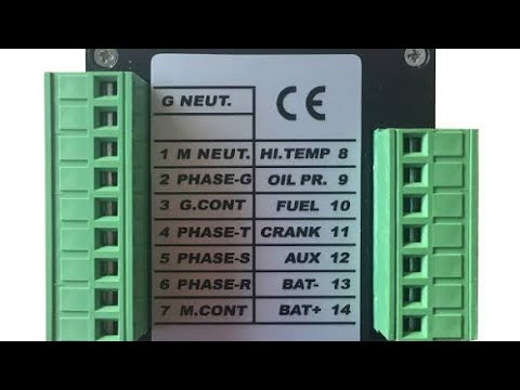 Generator Controller Datacom/DSE 701/702 wiring diagram Hindi urdu