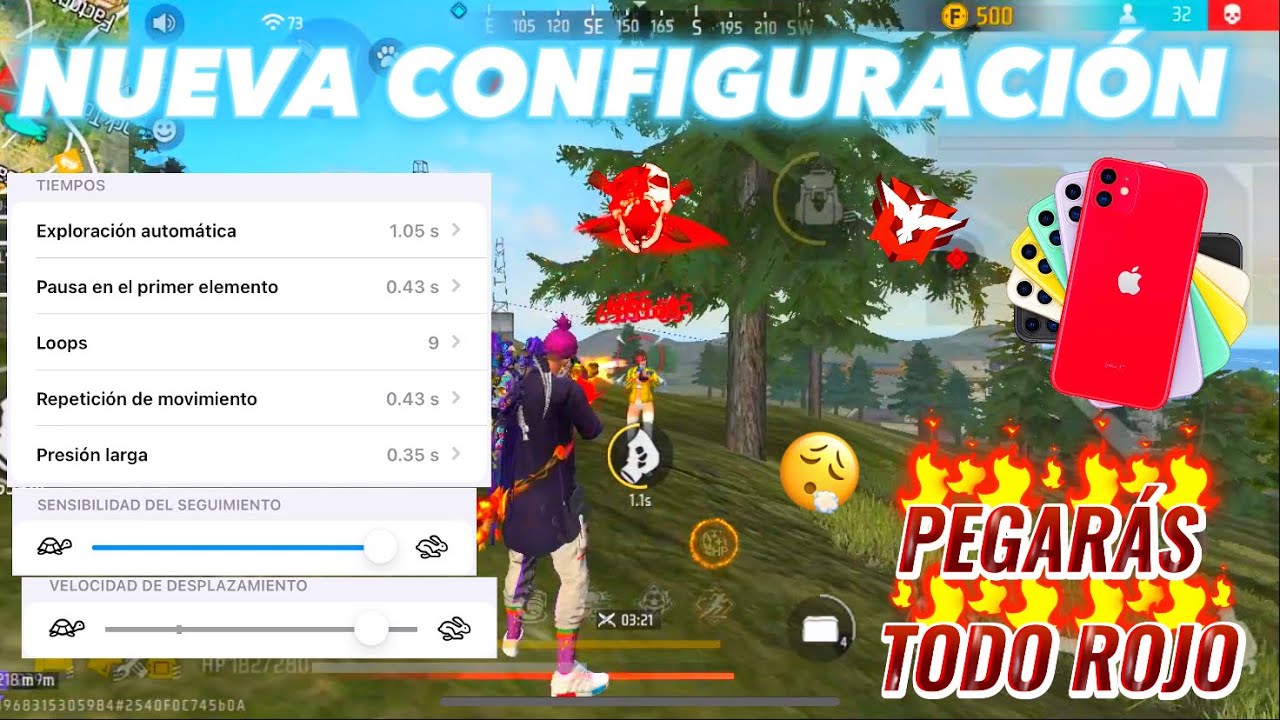 MI MEJOR CONFIGURACION 🫡👀 para todas las armas👹 iPhone 8 plus 7/xr/11 ...