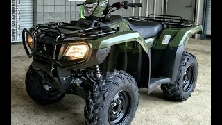 2016 Honda Rubicon 500 ATV Walk-Around TRX500FM5G FourTrax Foreman 4x4 Four Wheeler