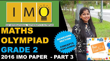 IMO Maths Olympiad for Class 2 Exam Paper - Part 3 | SOF IMO Class 2 | Asset Math Exam Prep