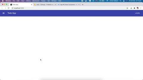 Todo App Material ui Appbar part 3