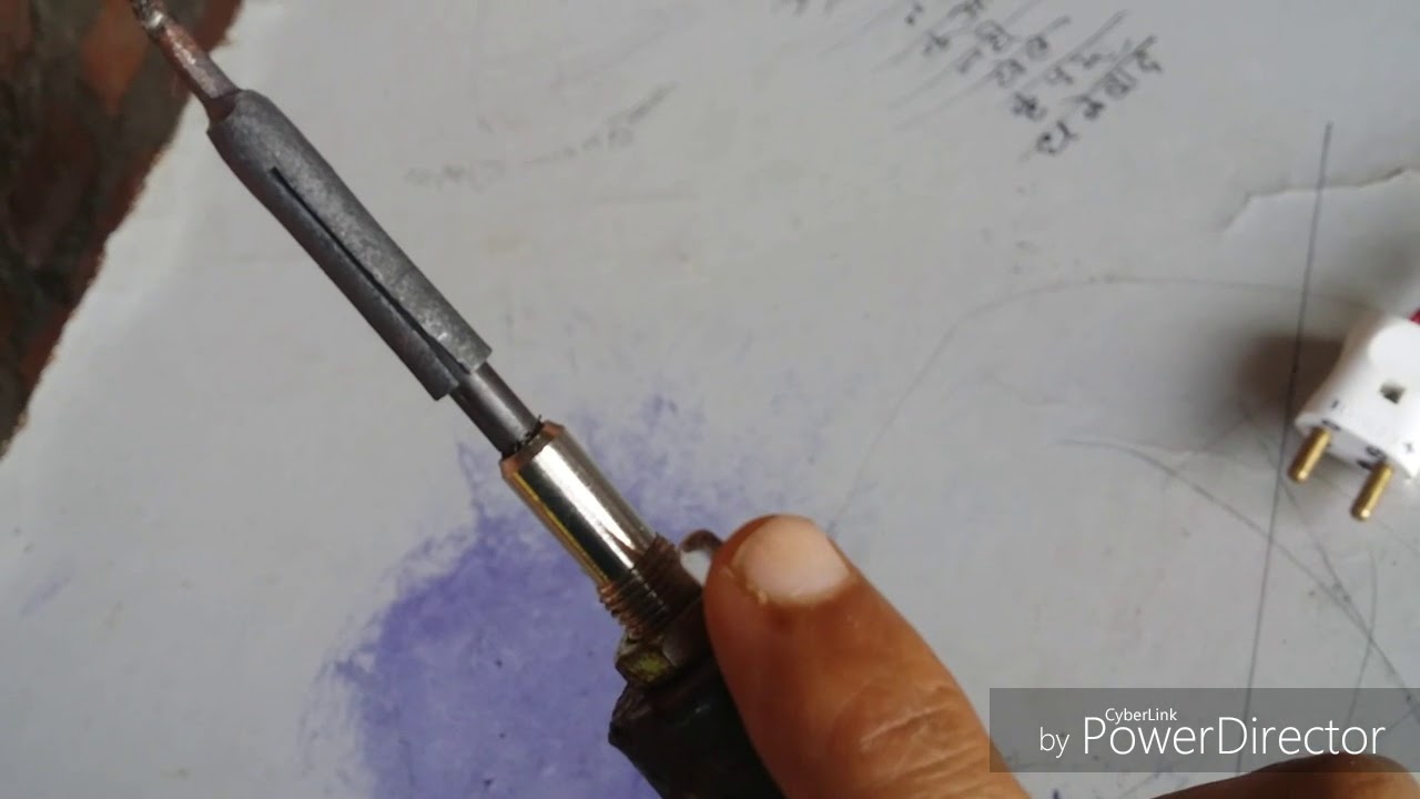 GLOW PLUG SOLDERING IRONDIY YouTube