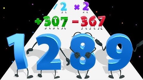 Number run vs Number Merge Run Asmr Gameplay