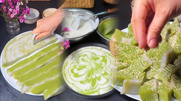 Cách làm bánh đúc lá dứa không cần quấy