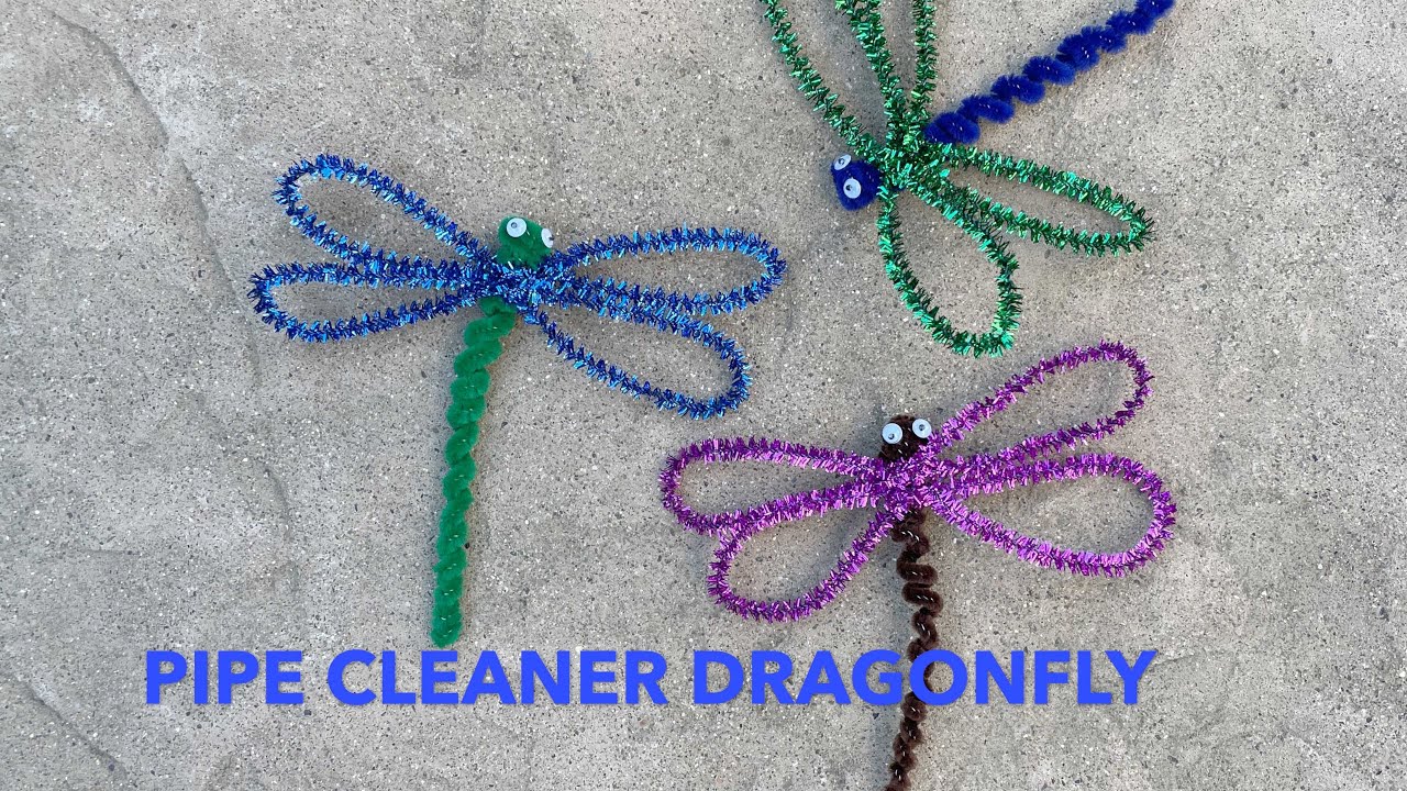 Beaded Pipe Cleaner Dragonflies (Easy Craft For Kids!)