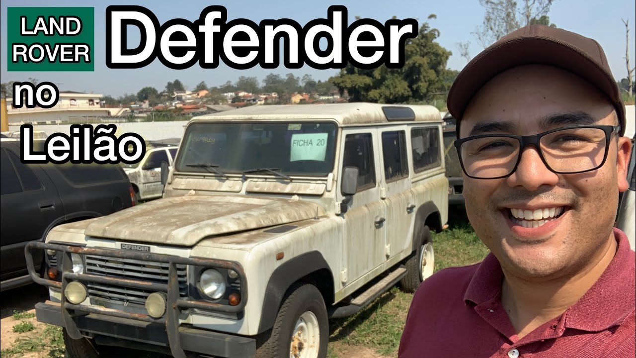 LAND ROVER DEFENDER ANTIGA EM UM LEILÃO - INTEIRA! Carroceria de ...
