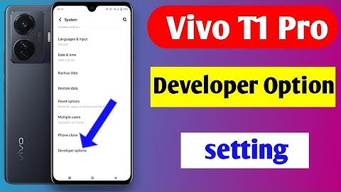 vivo t1 pro developer option setting | vivo t1 pro me developer option setting on kaise kare