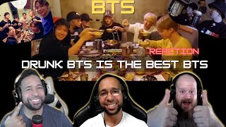 BTS Is Cool Even While They Drink! | StayingOffTopic REACTION #drunkbts