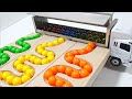 マーブルランレースASMR♪3列のHABAスロープ＆ユニークなミニカー。Marble run race ASMR♪ 3 rows of HABA slopes & unique minicars.