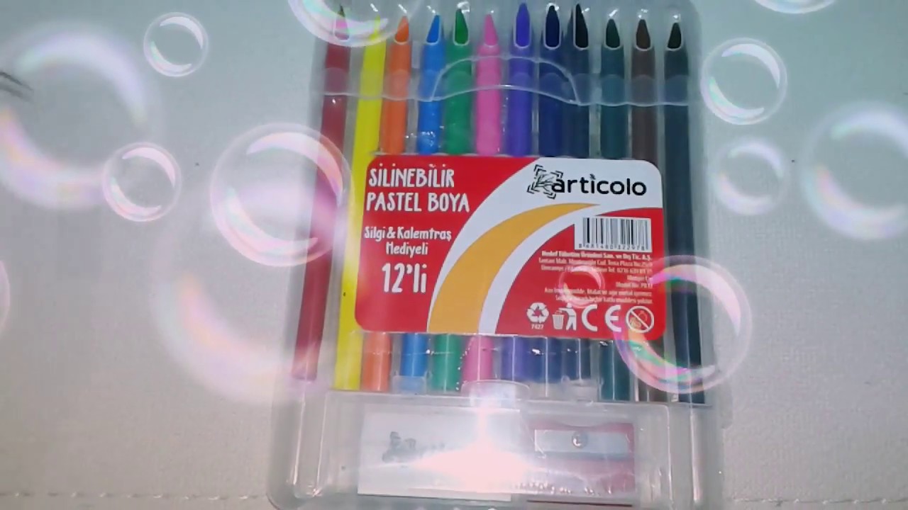 PASTEL BOYA PASTEL BOYA KUTU AÇILIMI CRAYONS UNBOXİNG YouTube