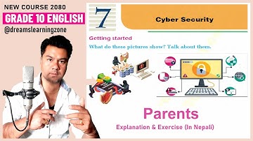 Grade 10 English Unit 7, Cyber Security, Reading I, Parents Explanation and Exercises