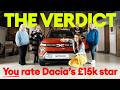 The new dacia spring vs the people exclusive  electrifying