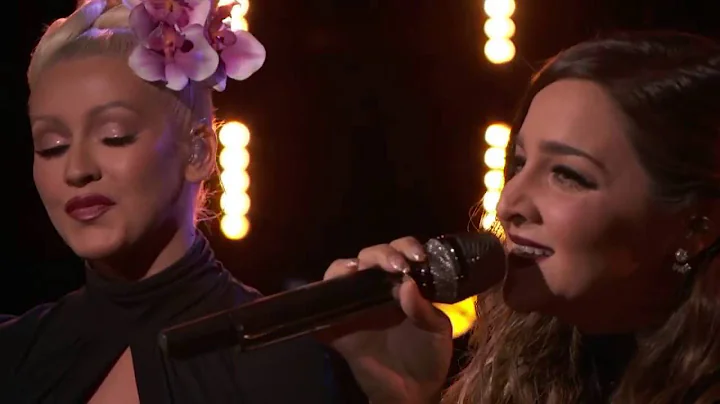 The Voice 2016 Alisan Porter and Christina Aguiler...