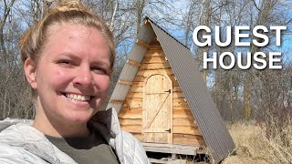 FINISHED! Interior Paneling is installed! OFF-GRID Tiny A-Frame